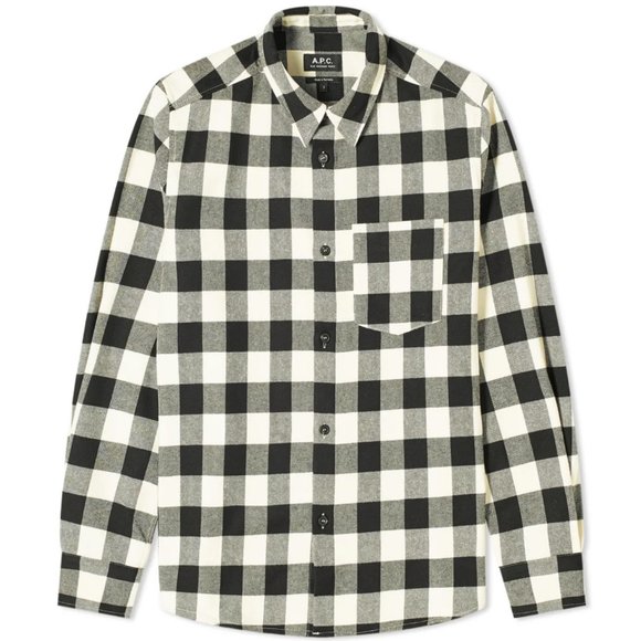 A.P.C. John Check Twill Shirt - Picture 2 of 6